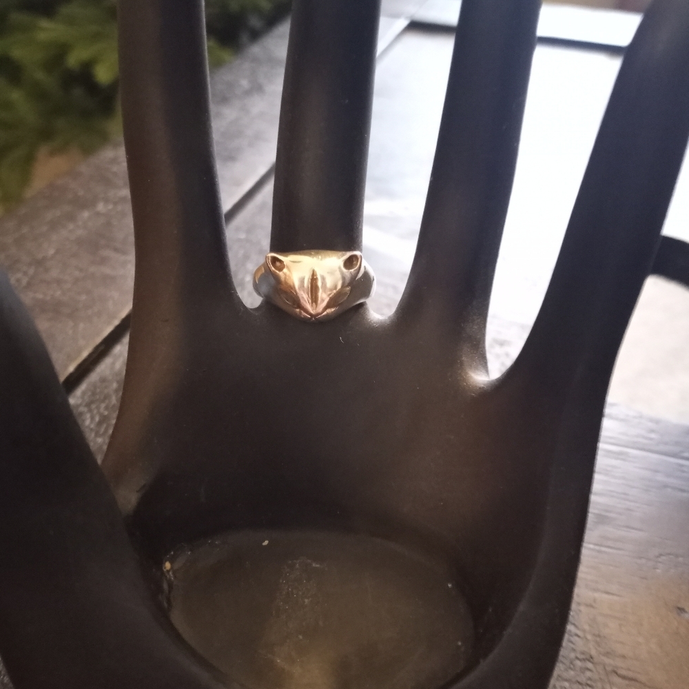 Sterling Silver Cat Ring - Picture 8 of 9